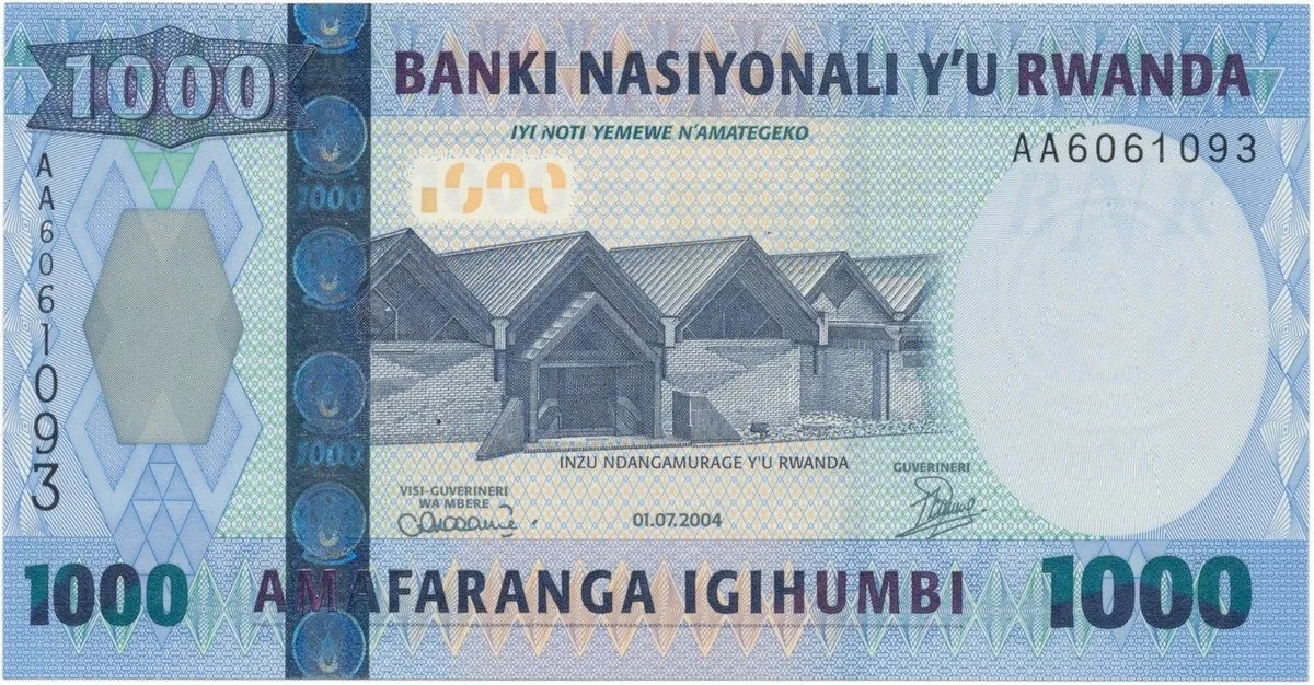 Rwanda, 1000 Francs 2004, P.31a