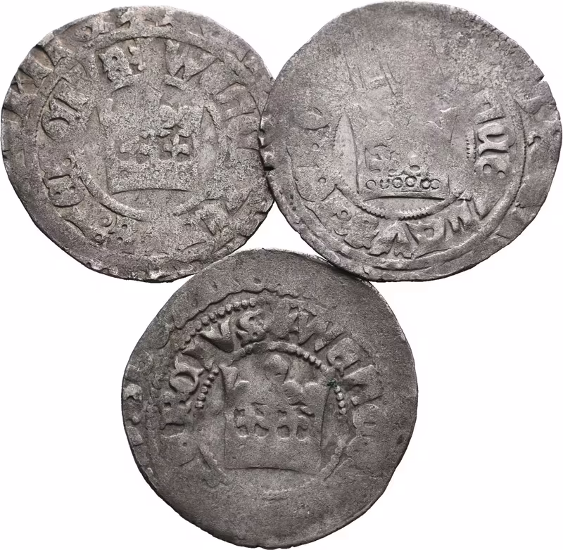 Václav IV., Pražský groš, 3 ks