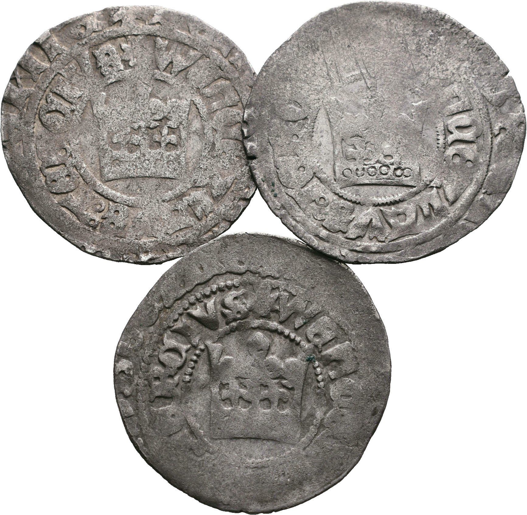 Václav IV., Pražský groš, 3 ks