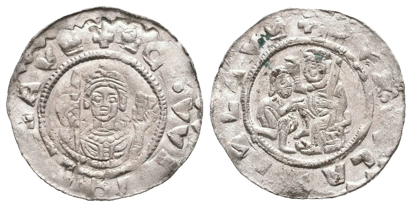 Denár, Cach 543, pěkná zachovalost, patina, lehce ned. — 1