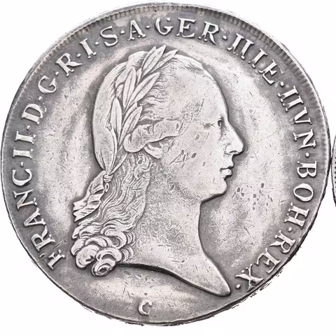 Tolar křížový 1795 C, Hal.2022 + Tolar křížový 1795 H, Günzburg,