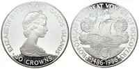 Ostrovy Turks a Caicos, 50 Crowns 1986