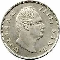 Indie - Východoindická společnost, William IV., 1830 - 1837 — 1