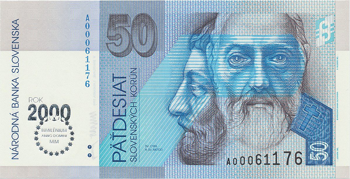 50 Koruna / 1. 8. 1993, II. vydání, přítisk 1999, Hej.SK28a    N/UNC