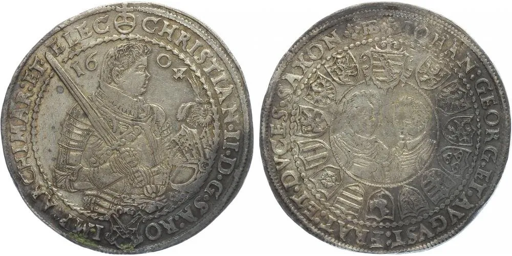 Sasko, Christian II., Johann Georg I. a August, 1591 - 1611 — 1