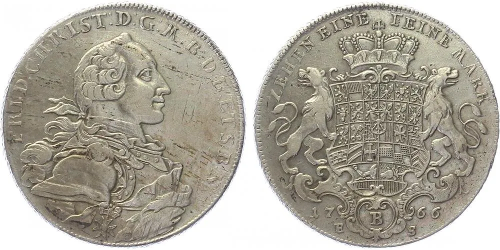 Brandenburg - Bayreuth, Friedrich Christian, 1763 - 1769 — 1