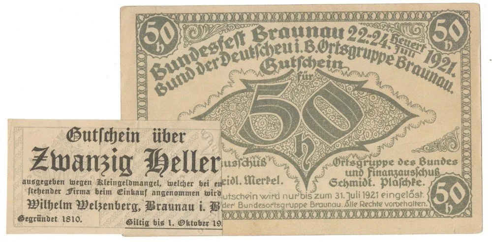 Nouzovky české od roku 1914 — 1