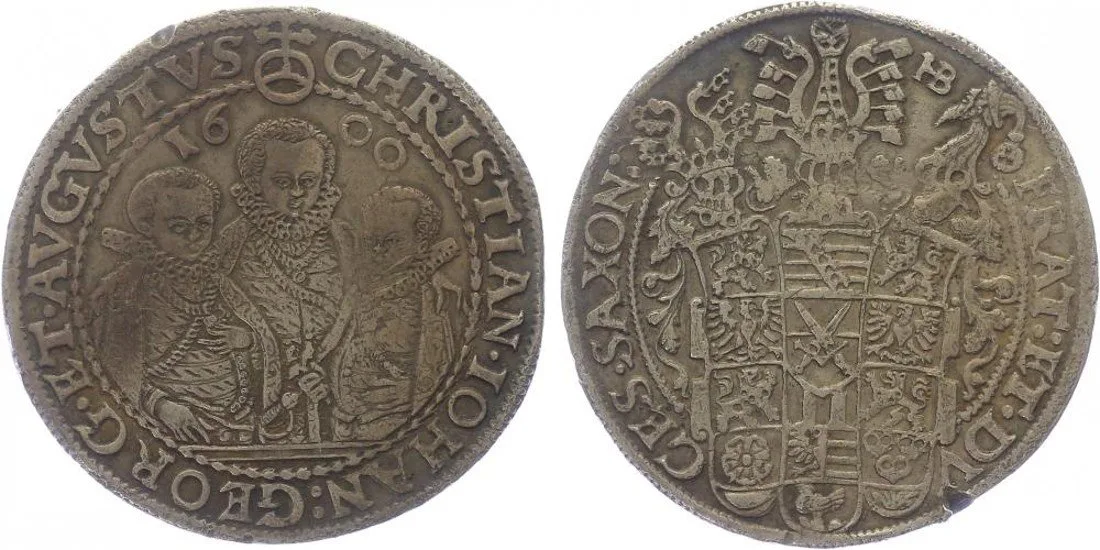 Sasko, Christian II., Johann Georg I. a August, 1591 - 1611 — 1