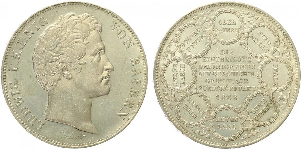 Bavorsko, Ludwig I., 1825 - 1848 — 1