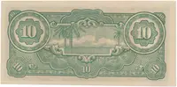 Malajsie - japonská okupace, 10 Dollars (1942~1944), hlubotisk, P.M7b - fotografie 2