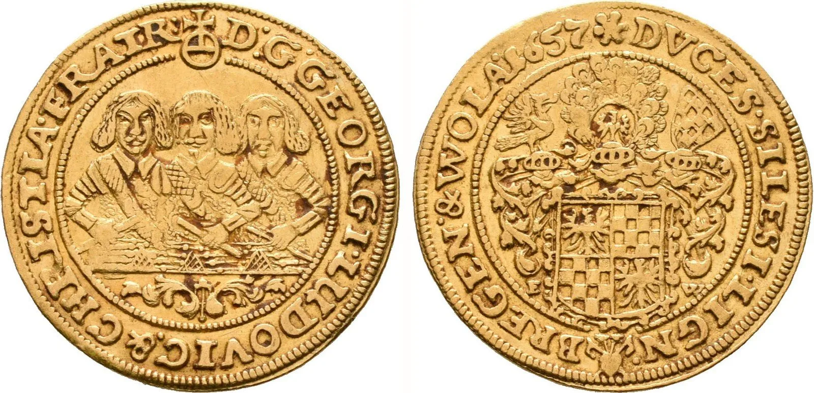Lehnice - Břeh, Georg, Ludwig a Christian, 1639 - 1663 — 1