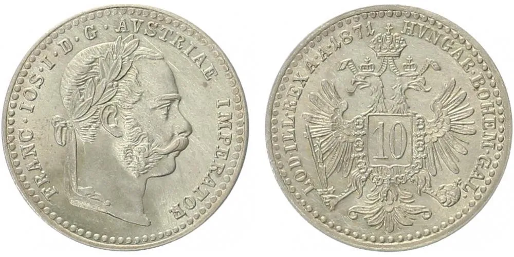 Rakouská a spolková měna, 1857 - 1892 — 1
