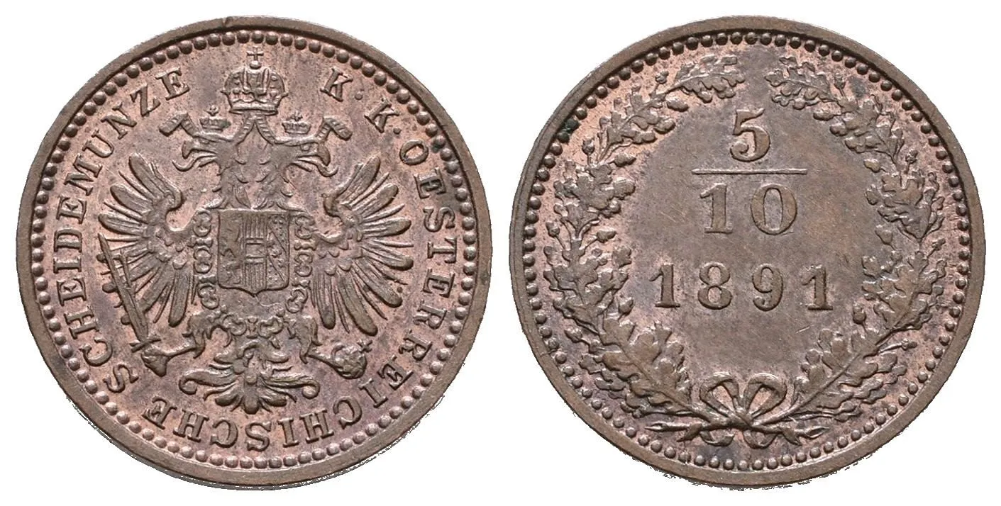 Rakouská a spolková měna, 1857 - 1892 — 1