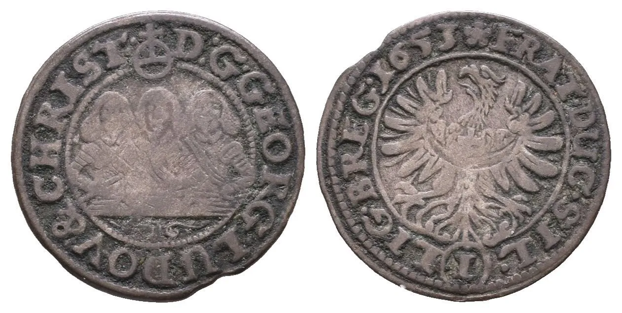 Krejcar 1653, pod. Grand.53.K.18.01, pěkná zachovalost, — 1