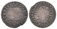 Krejcar 1653, pod. Grand.53.K.18.01, pěkná zachovalost, — 1