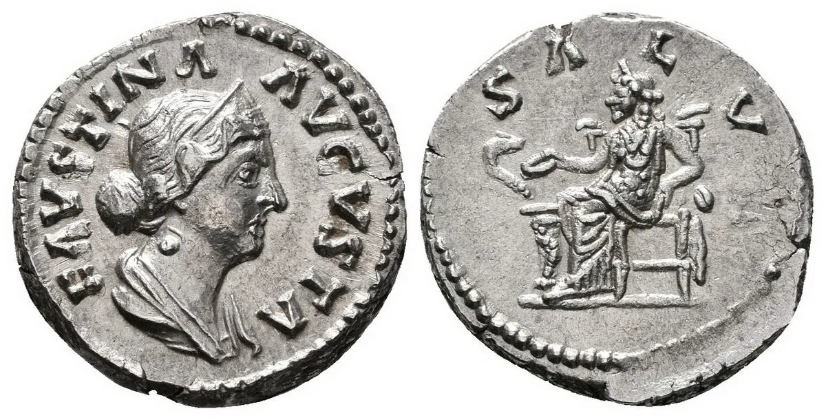 Faustina junior, manželka Marca Aurelia — 1