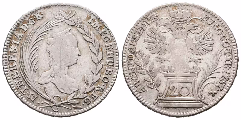 Marie Terezie, 20 Krejcar 1757, Vídeň