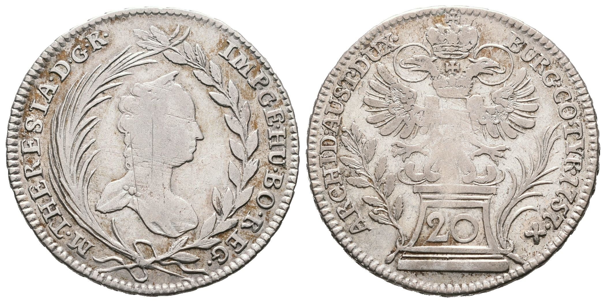 Marie Terezie, 20 Krejcar 1757, Vídeň