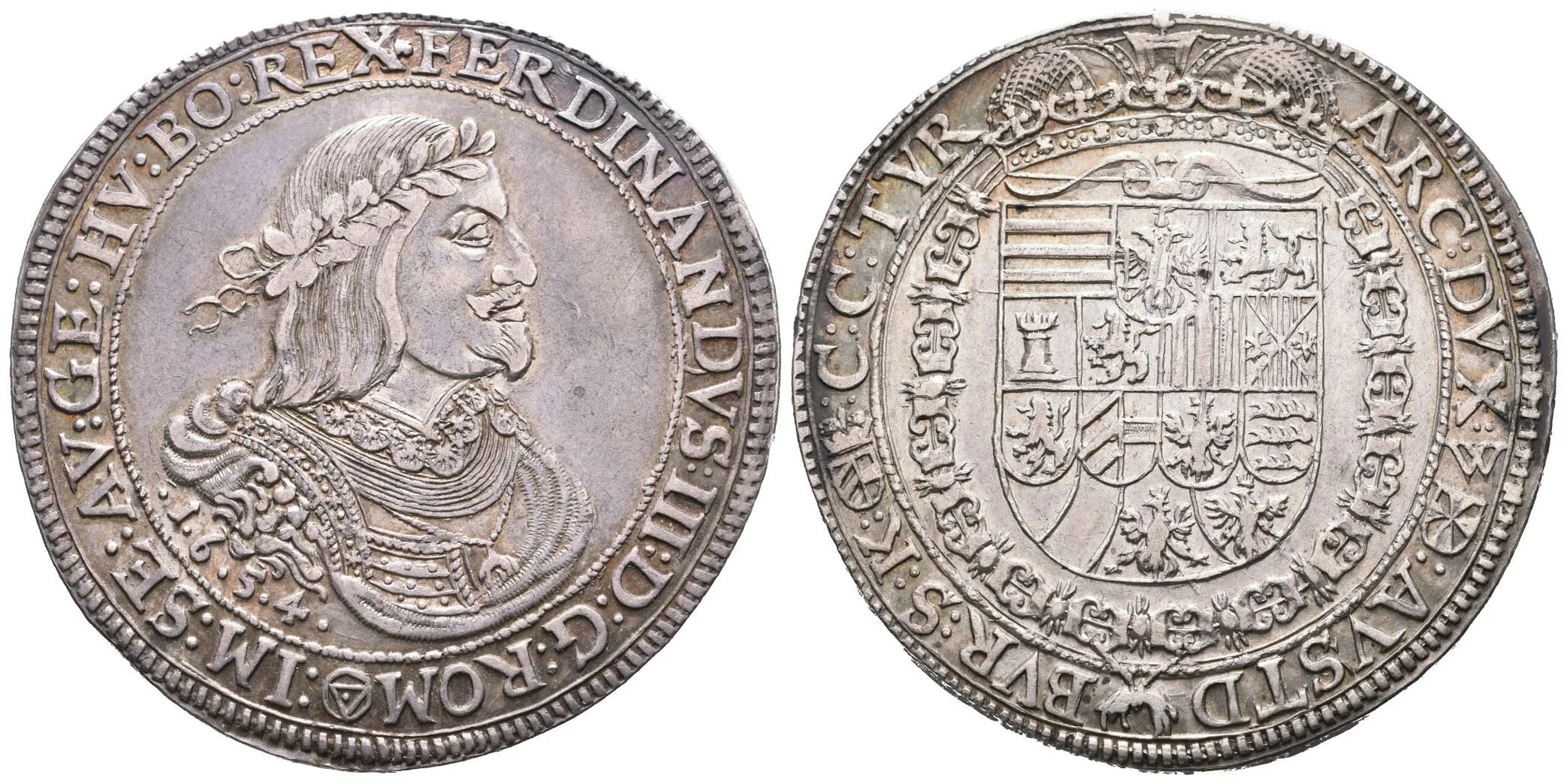Tolar 1654, Vídeň, Dav.3183, KM.1833, krásná zachovalost, patina, zbytky lesku, — 1