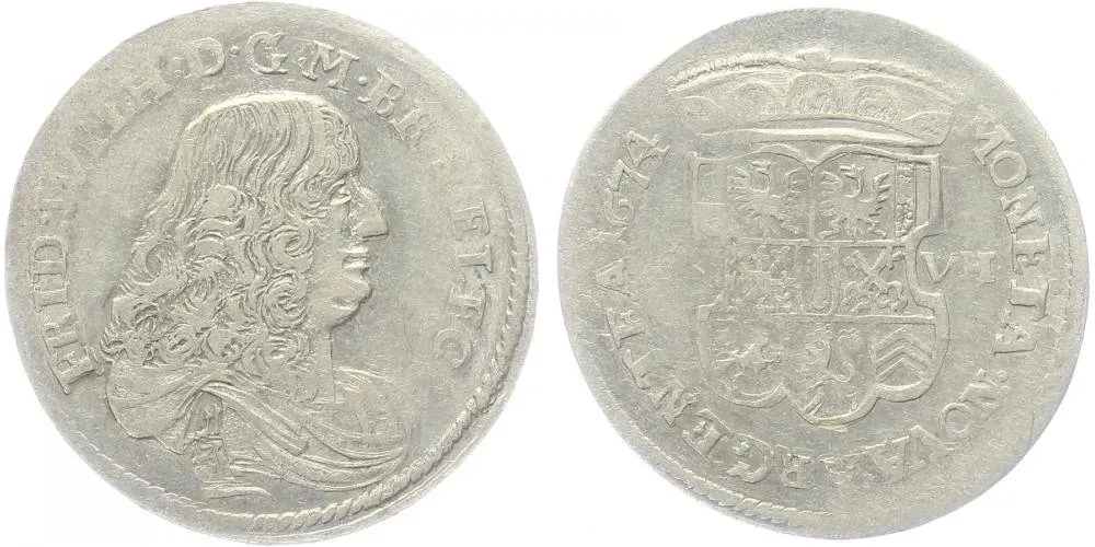 Brandenburg - Preussen, Friedrich Wilhelm, 1640 - 1688 — 1