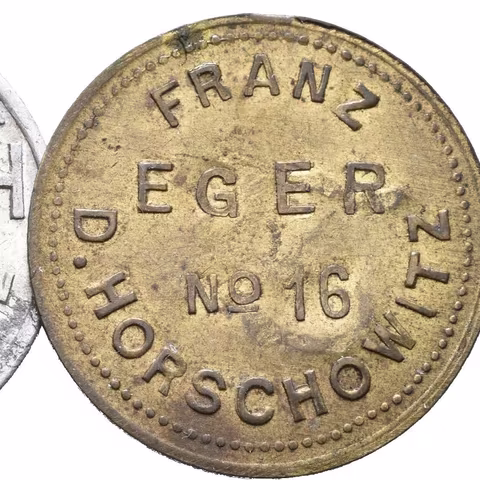 Hořovičky / Deutsch Horschowitz - Fritz Starrach, známka na věrtel chmele,