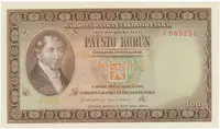 500 Koruna 1946, perforace 3 m.d., Hej.81aS1