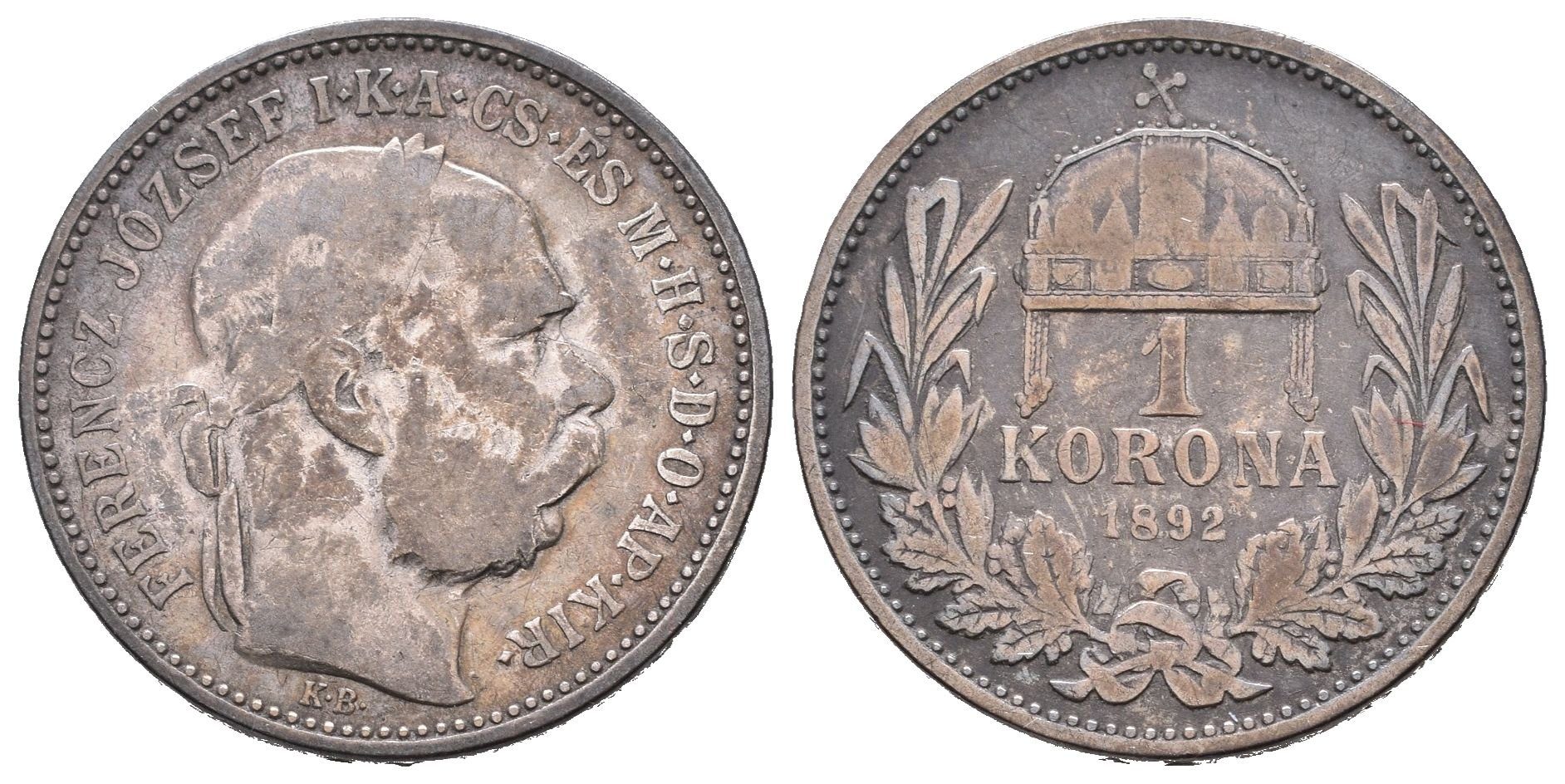 1 Koruna 1892 KB