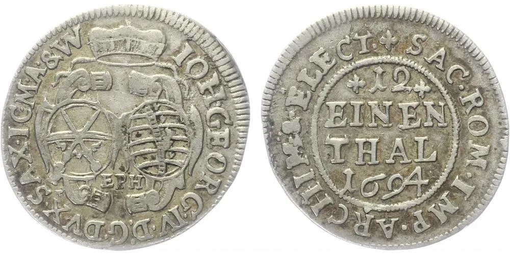 Sasko, Johann Georg IV., 1691 - 1694 — 1