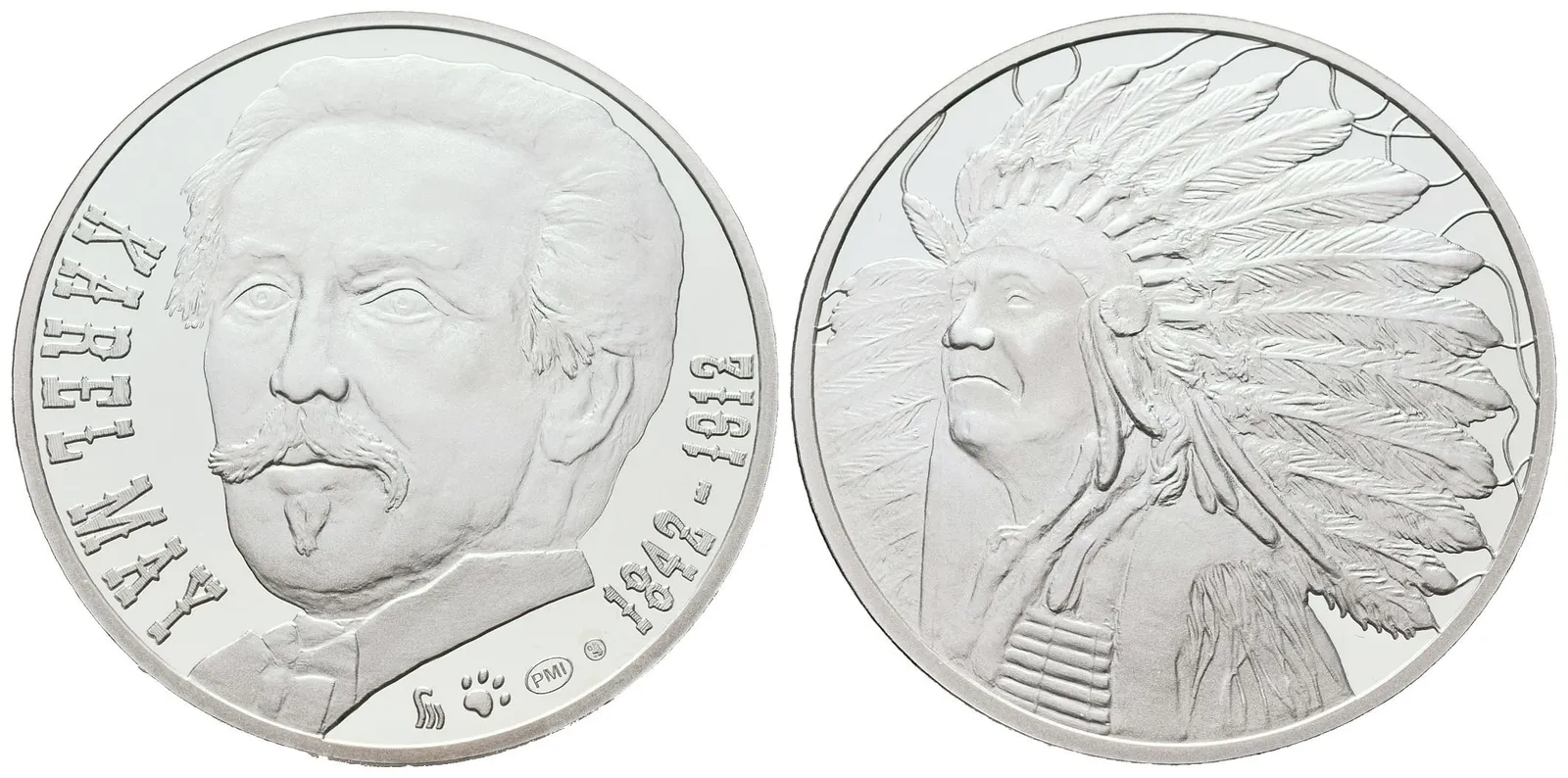AR Medaile b.l. (2012) - Karel May - 100. výročí úmrtí