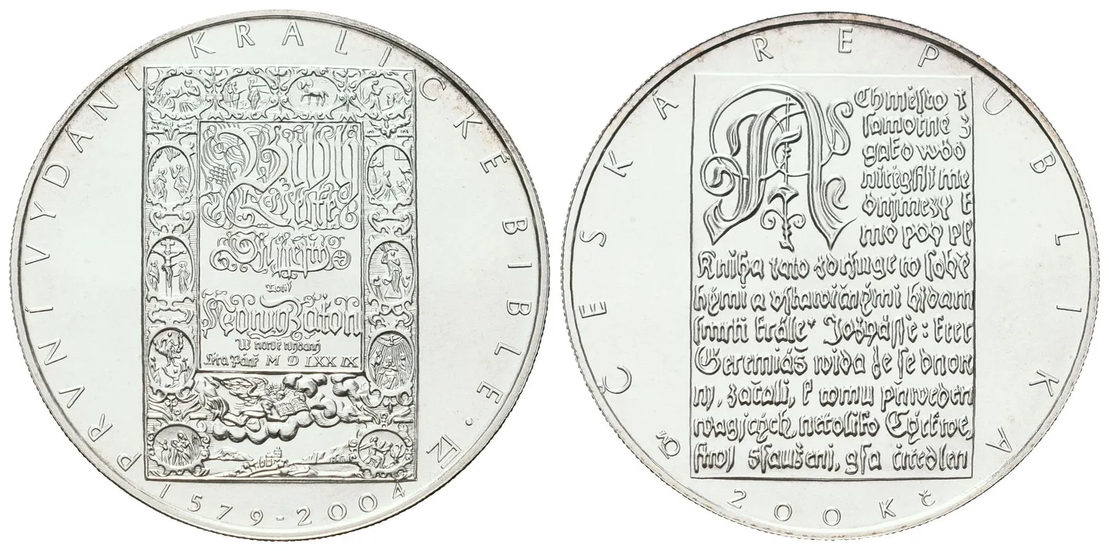 200 Kč 2004 - Bible Kralická