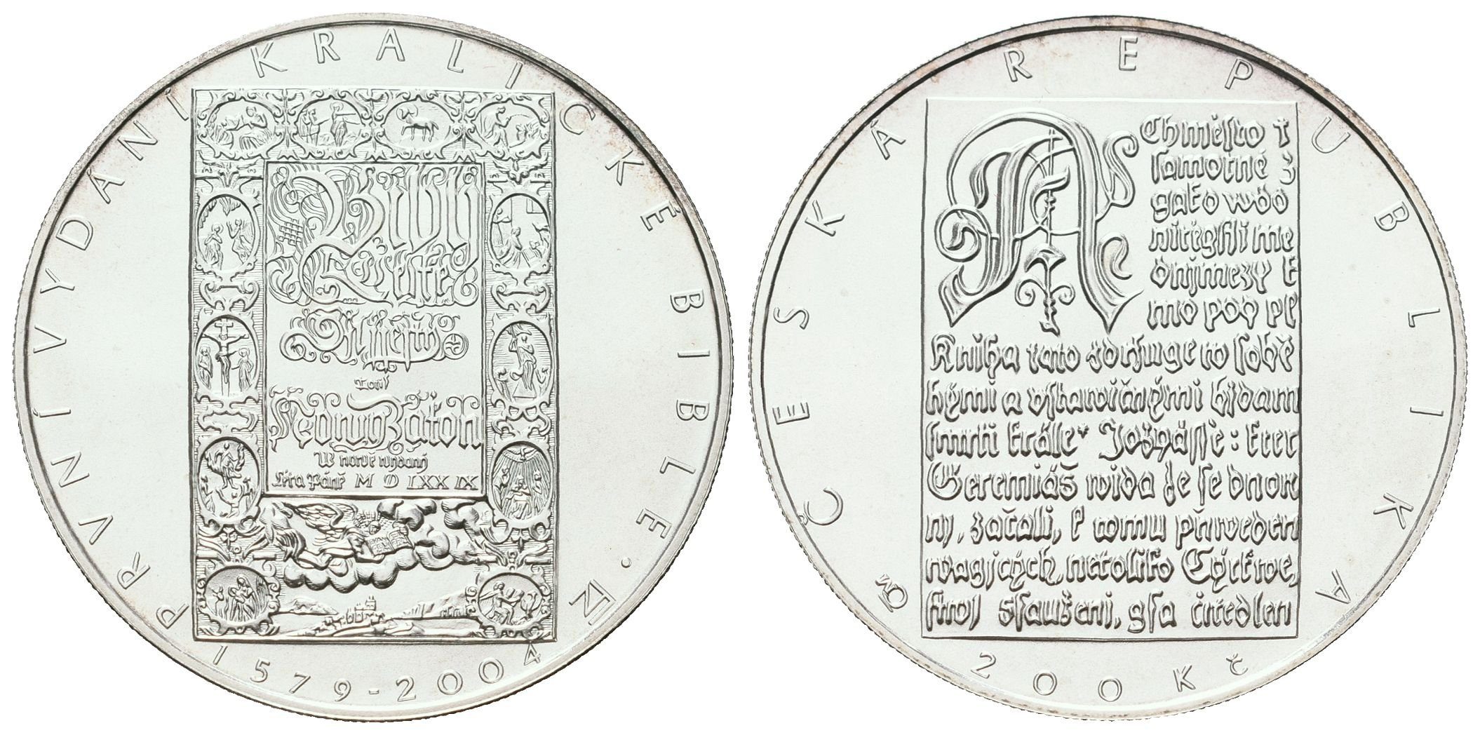 200 Kč 2004 - Bible Kralická