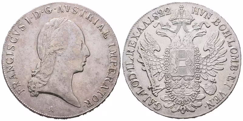 František II., Tolar 1822 A