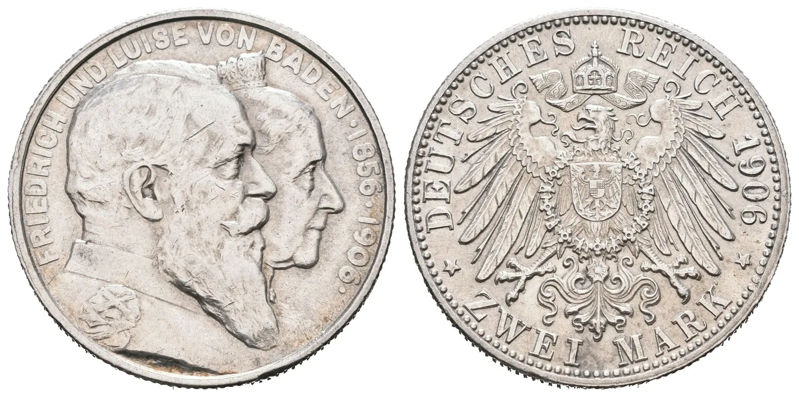 Baden, 2 Marka 1906 - Zlatá svatba