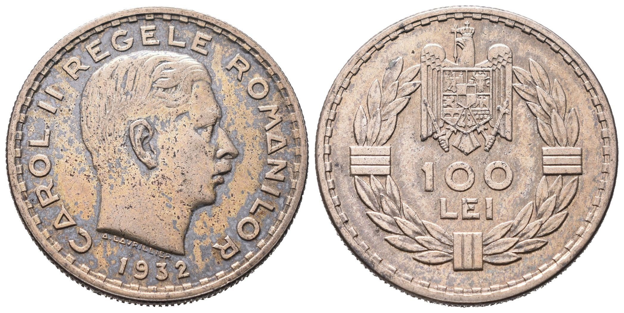 Rumunsko, 100 Lei 1932