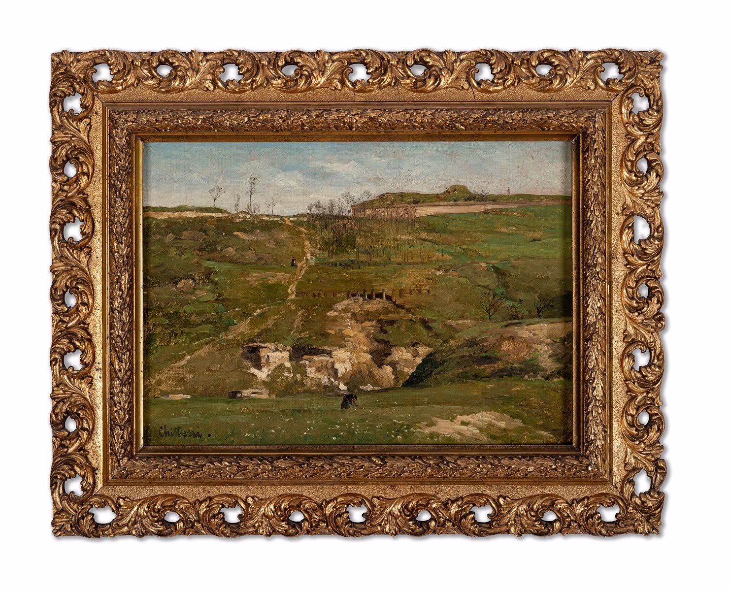Antonín Chittussi: Antonín Chittussi (1847 - 1891) - Fortifikace u Paříže