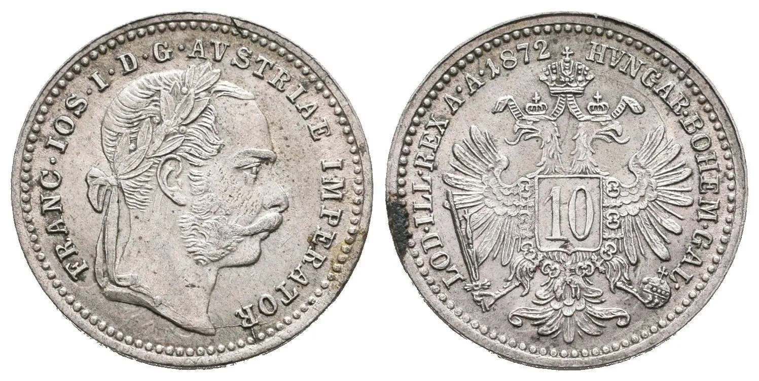 10 Krejcar 1872