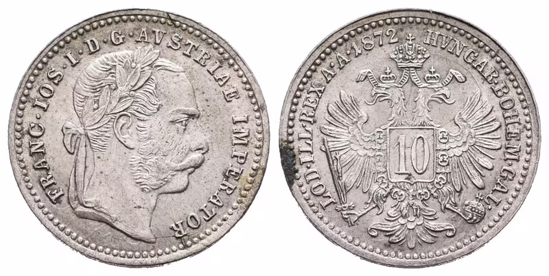 10 Krejcar 1872