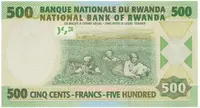 Rwanda, 500 Francs 2004, P.30a - fotografie 2