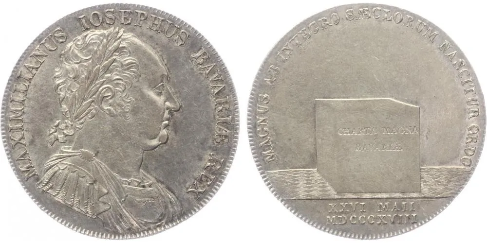 Bavorsko, Maximilian IV./I. Josef, 1799 - 1825 — 1
