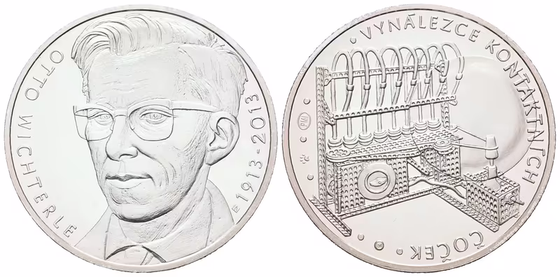 AR Medaile b.l. (2013) - Otto Wicheterle - 100. výročí narození