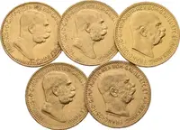 10 Koruna 1909, 1910