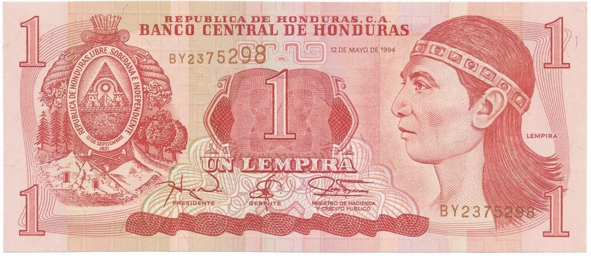 Honduras, 1 Lempira 1994, P.76
