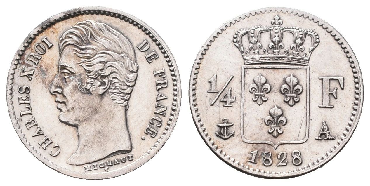Francie, 1/4 Frank 1828 A