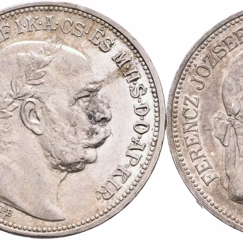 2 Koruna 1912 KB, 1913 KB, pěkné zachovalosti, lesk, patina_2 ks
