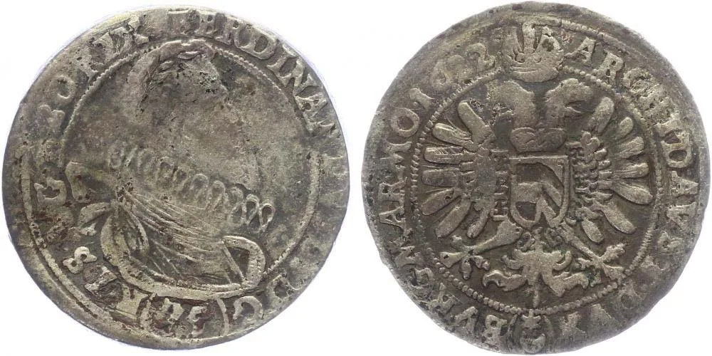 Ferdinand II., 1619 - 1637 (Mince kiprová) — 1