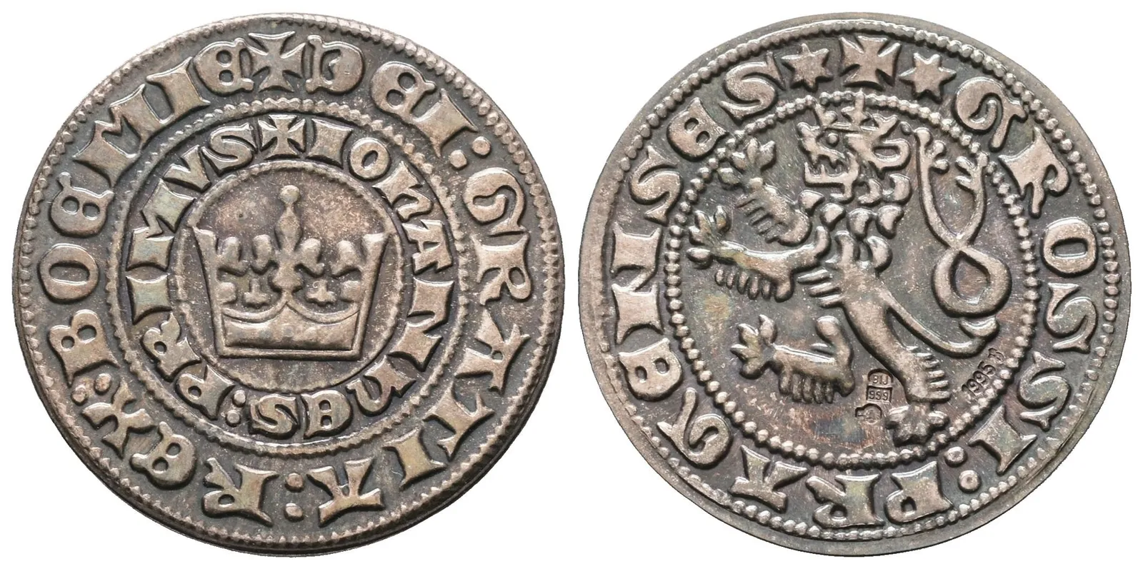 AR Medaile 1994 - Replika groše, punc., Ag 0,999, 25 mm (3,8 g)