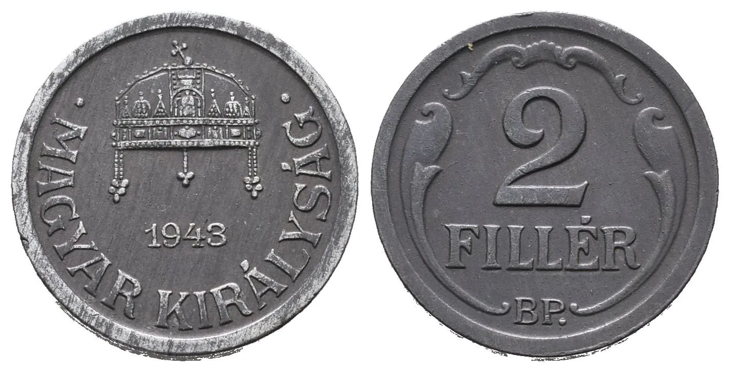 Maďarsko, 2 Filler 1943