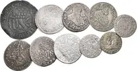 Soubor stříbrných mincí Rakouska a Slezska - 3 Krejcar 1624 a 1632 St. Veit, — 2