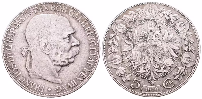 5 Koruna 1900