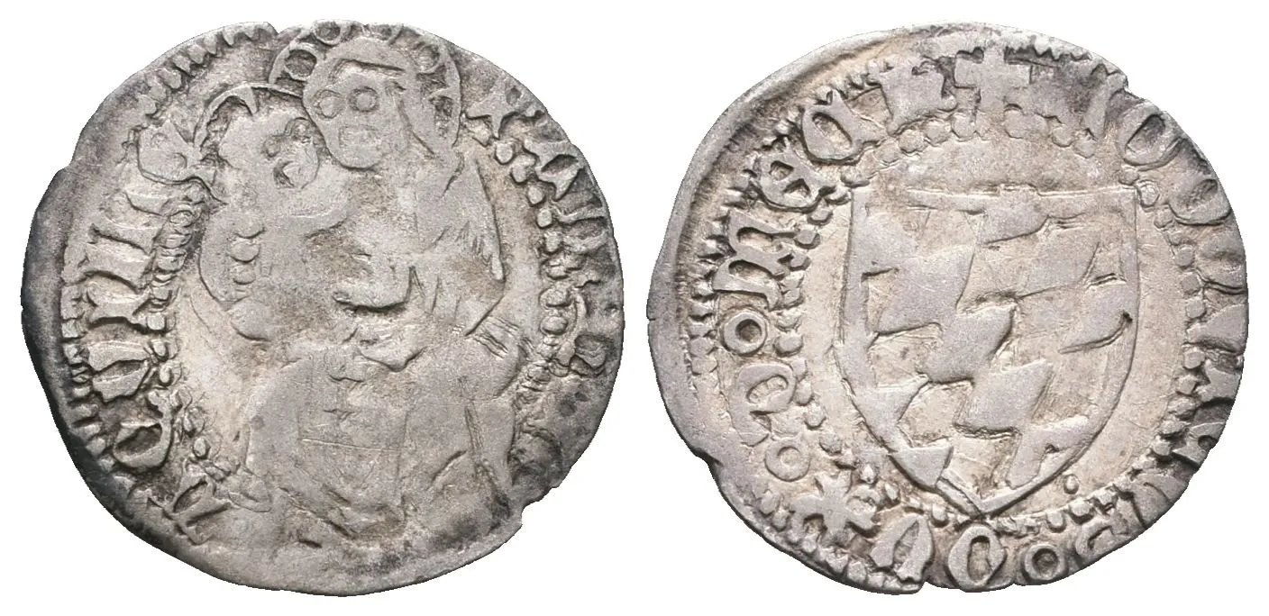 Itálie - Aquilea, Denár b.l.